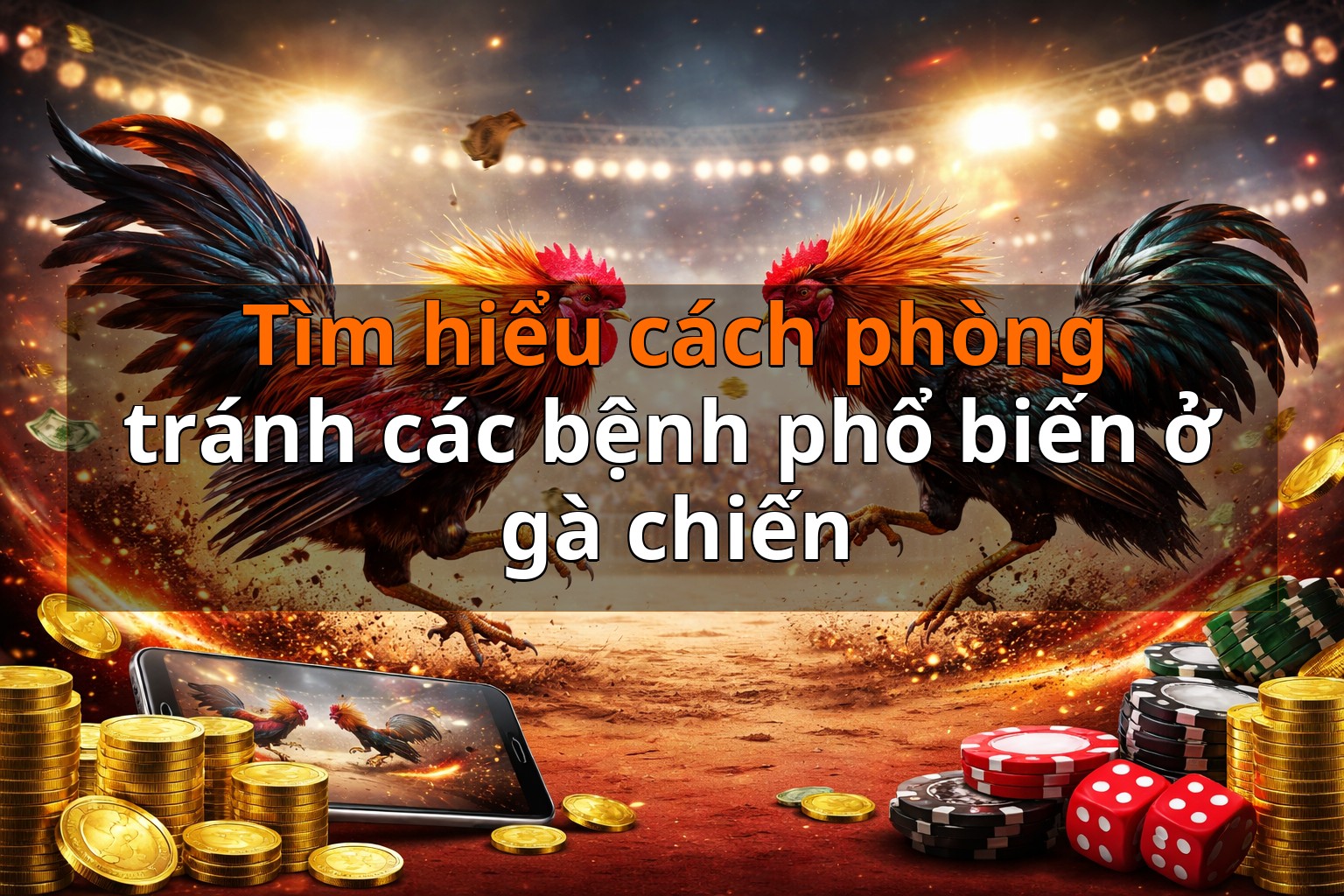 Tìm hiểu cách phòng tránh các bệnh phổ biến ở gà chiến
