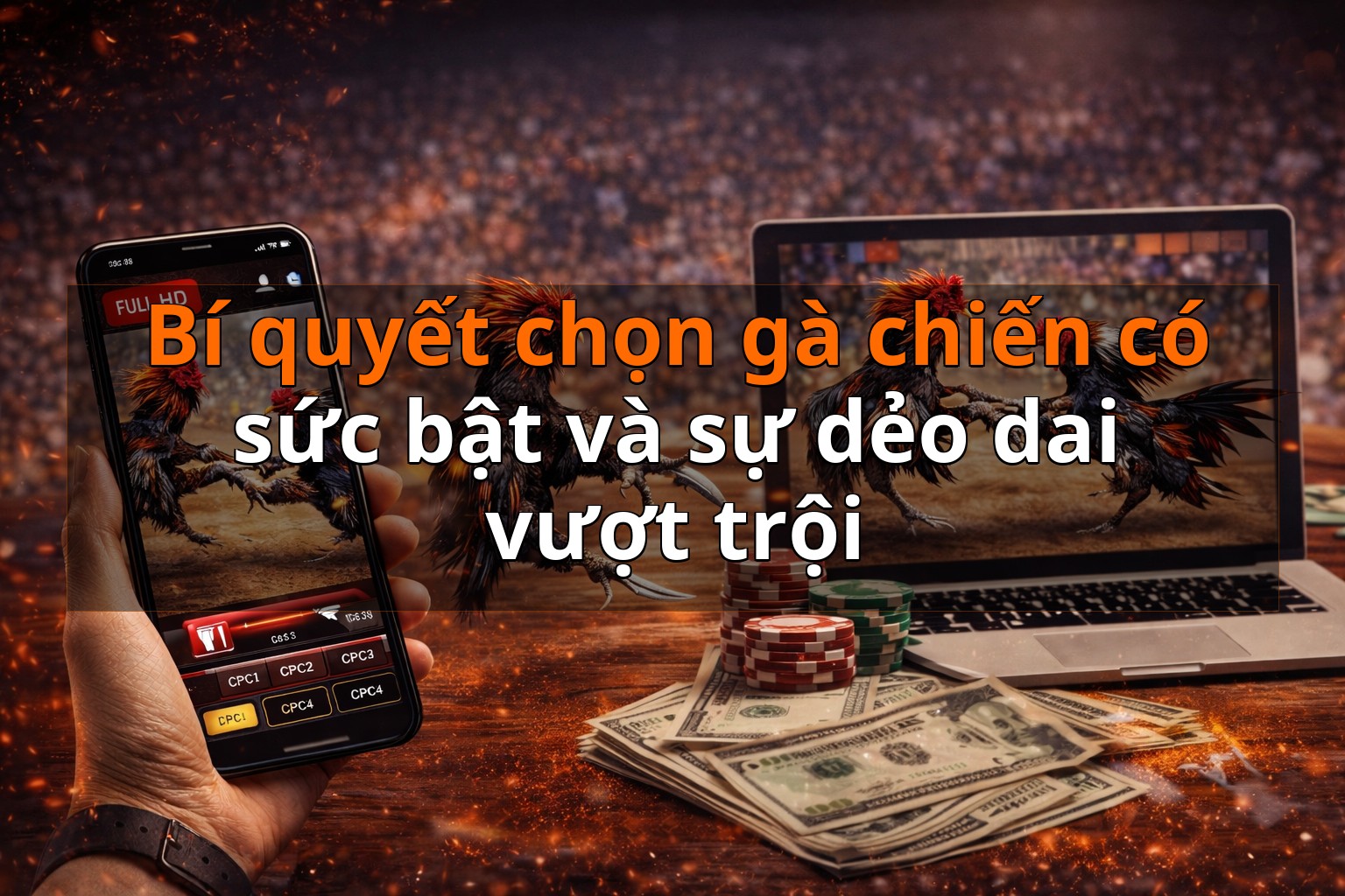 Bí quyết chọn gà chiến có sức bật và sự dẻo dai vượt trội
