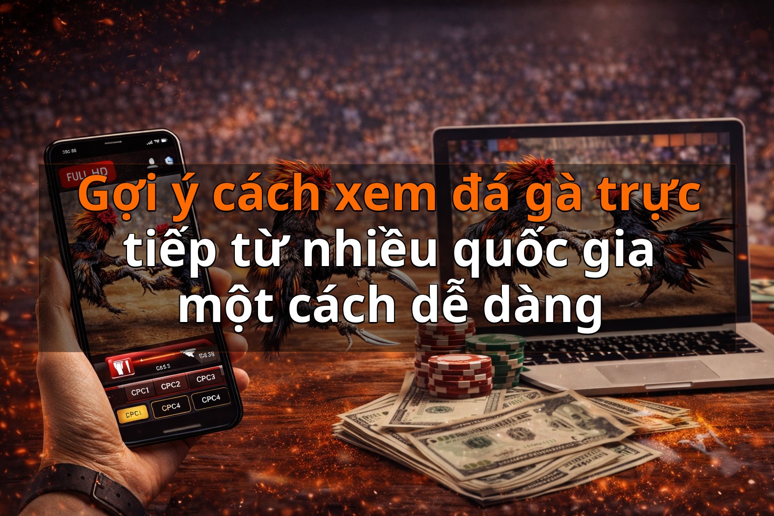 Gợi ý cách xem đá gà trực tiếp từ nhiều quốc gia một cách dễ dàng