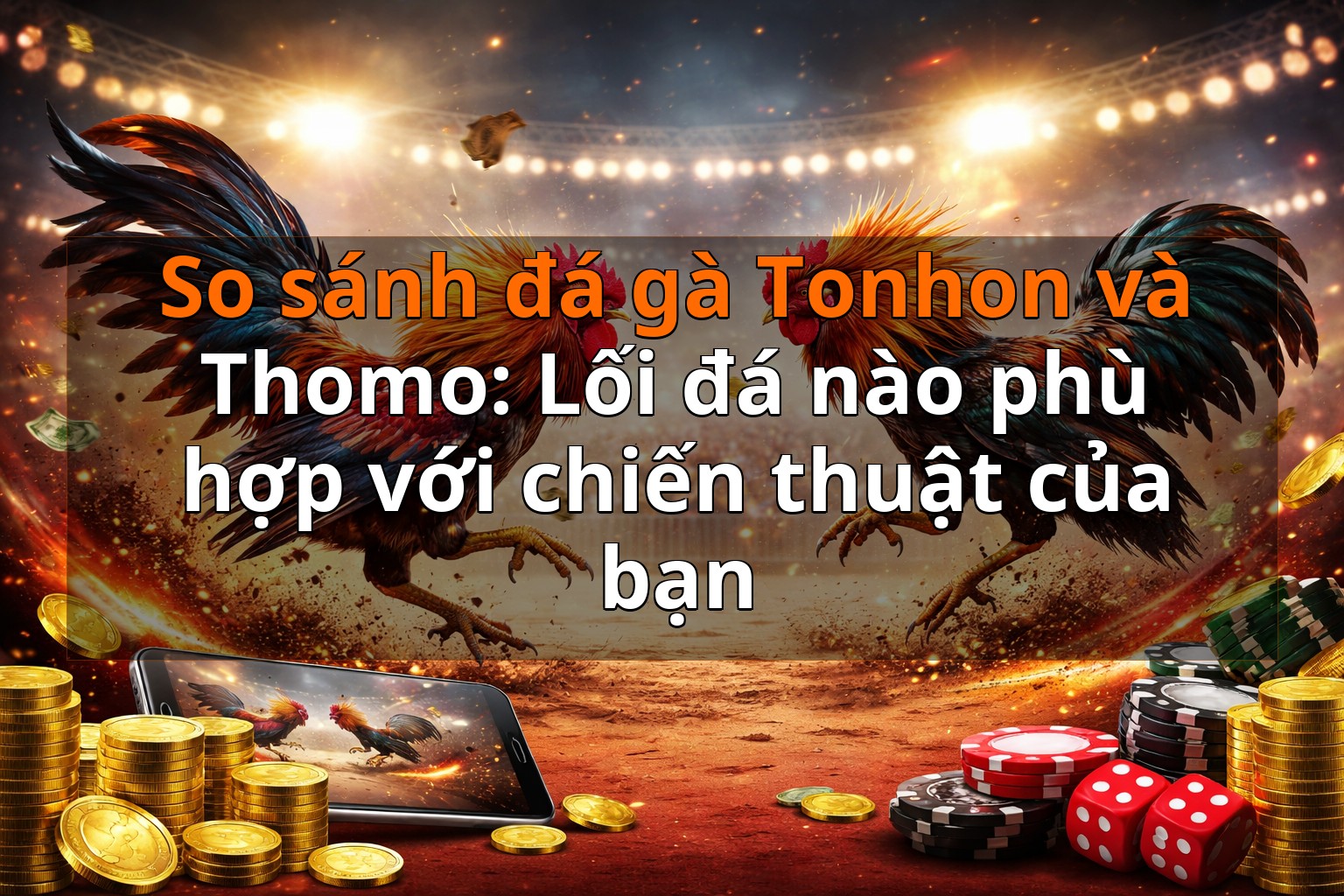 So sánh đá gà Tonhon và Thomo: Lối đá nào phù hợp với chiến thuật của bạn