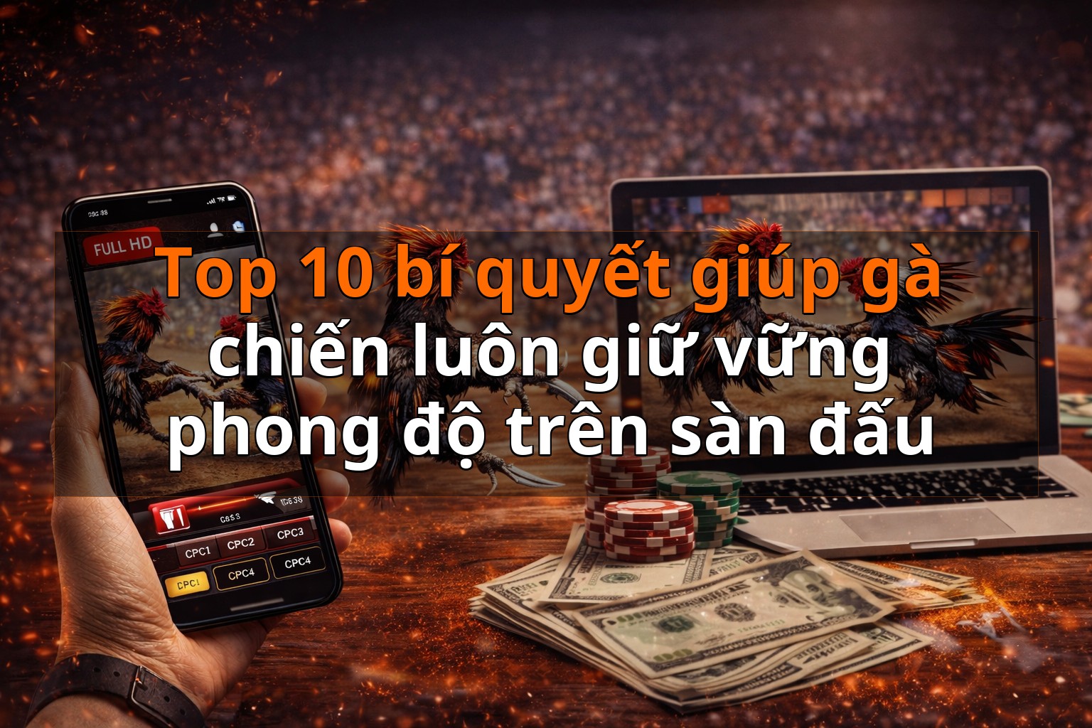 Top 10 bí quyết giúp gà chiến luôn giữ vững phong độ trên sàn đấu
