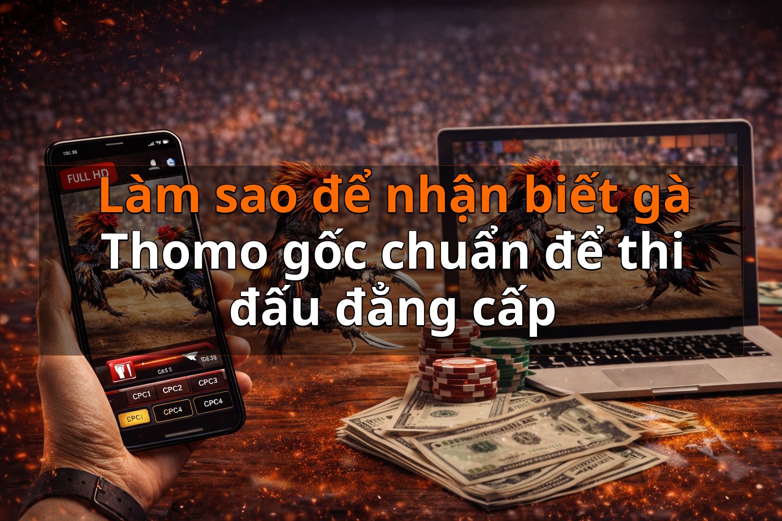 Làm sao để nhận biết gà Thomo gốc chuẩn để thi đấu đẳng cấp