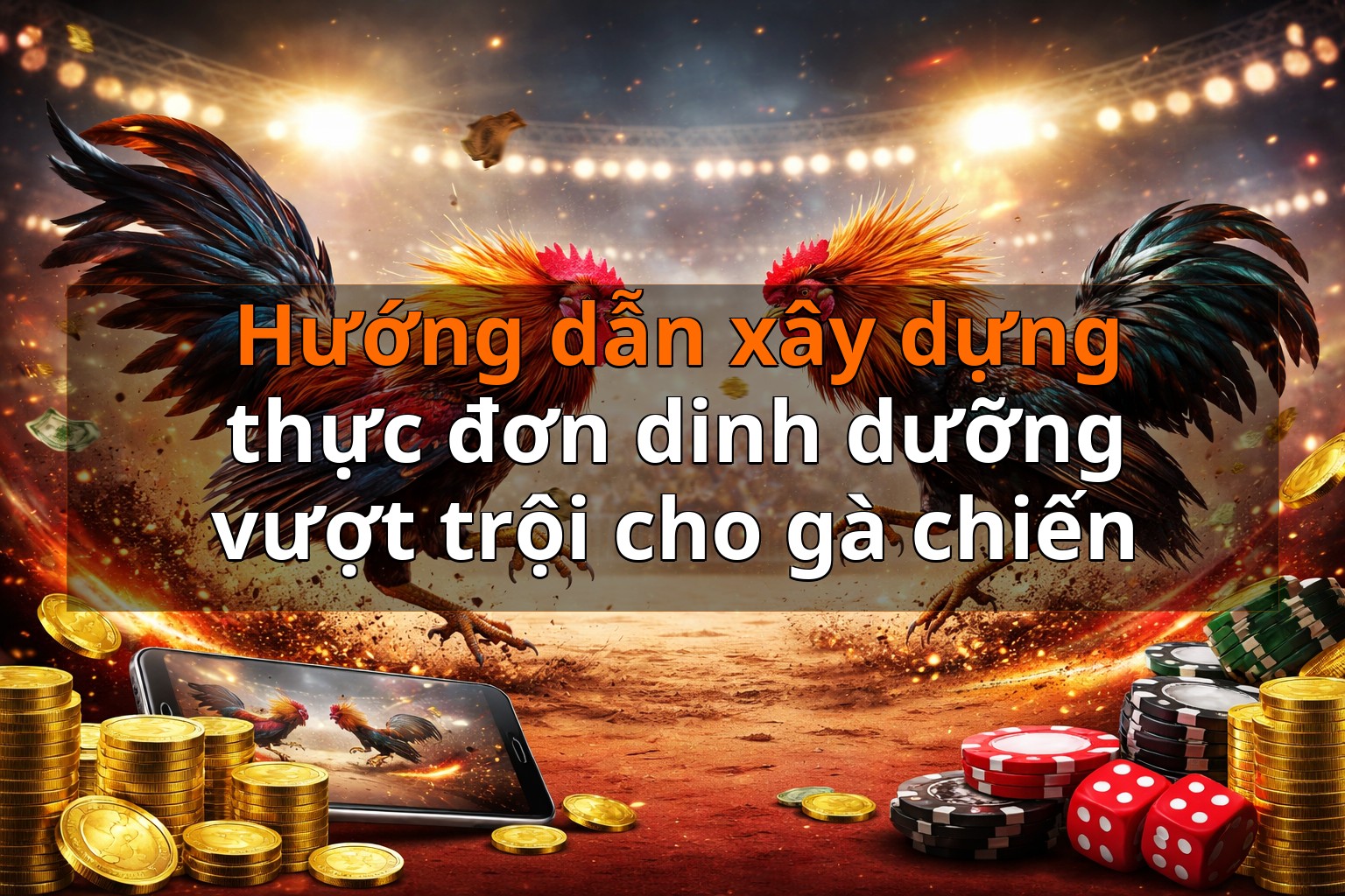 Hướng dẫn xây dựng thực đơn dinh dưỡng vượt trội cho gà chiến