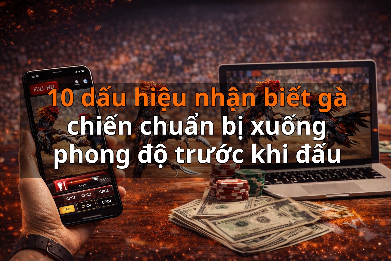 10 dấu hiệu nhận biết gà chiến chuẩn bị xuống phong độ trước khi đấu