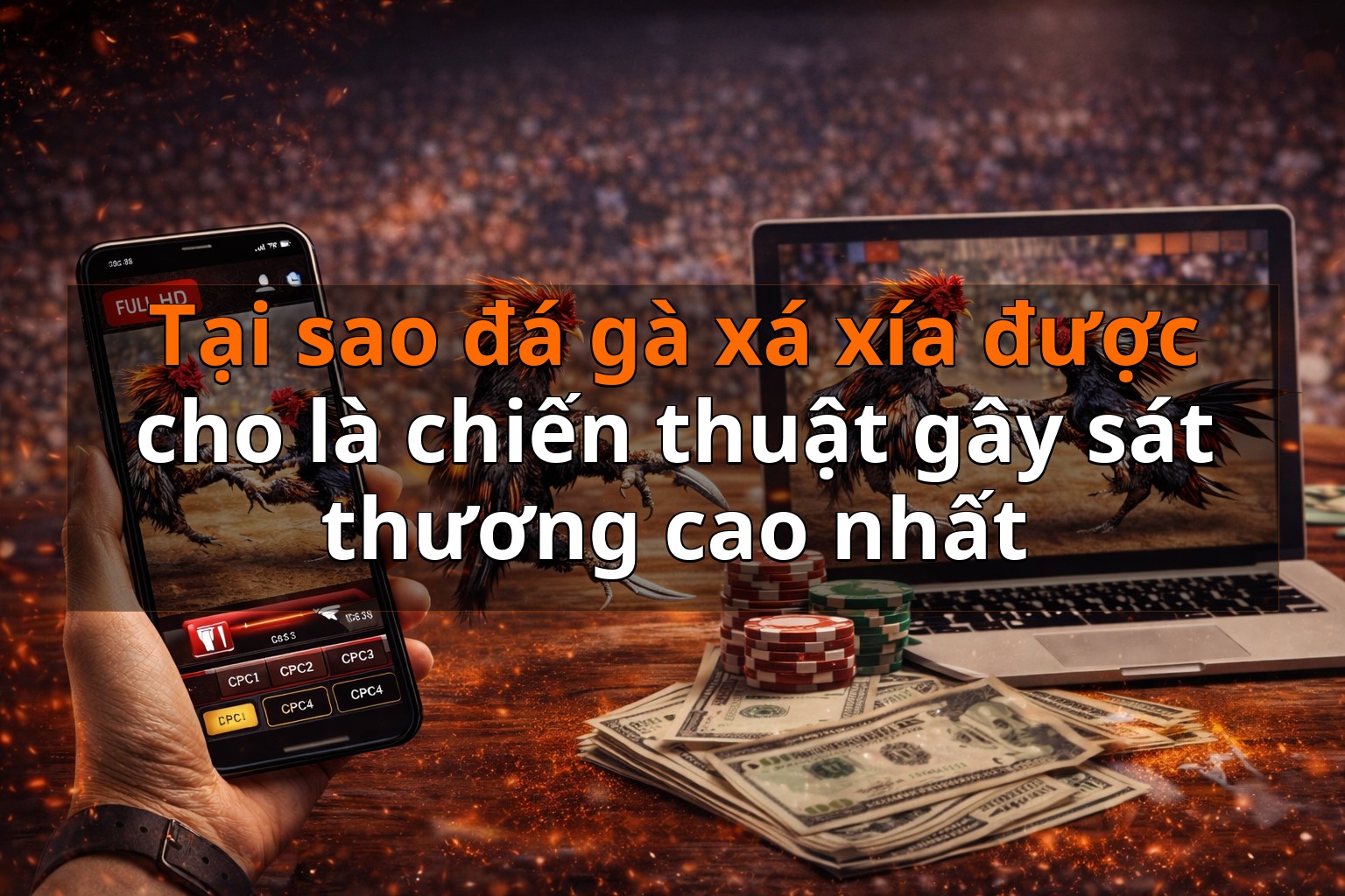 Tại sao đá gà xá xía được cho là chiến thuật gây sát thương cao nhất Tại sao đá gà xá xía được cho là chiến thuật gây sát thương cao nhất