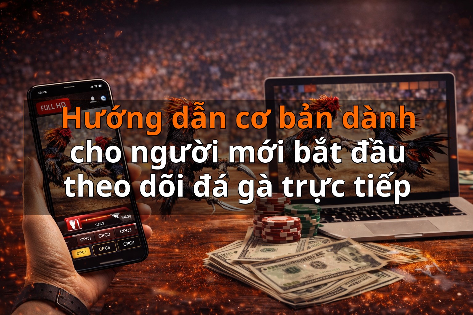 Hướng dẫn cơ bản dành cho người mới bắt đầu theo dõi đá gà trực tiếp